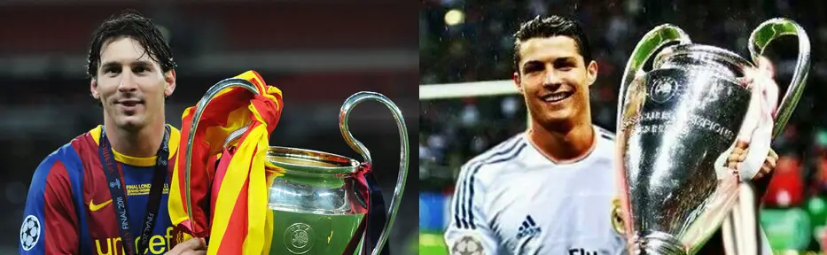 Títulos de Messi vs Títulos de Cristiano Ronaldo