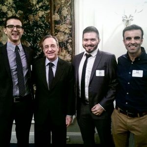 Alexandre Casanovas, Florentino Pérez, Míchel Acosta, Francisco Pérez Cutiño